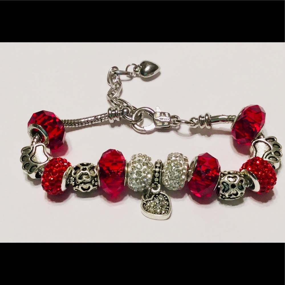Red European Bracelet